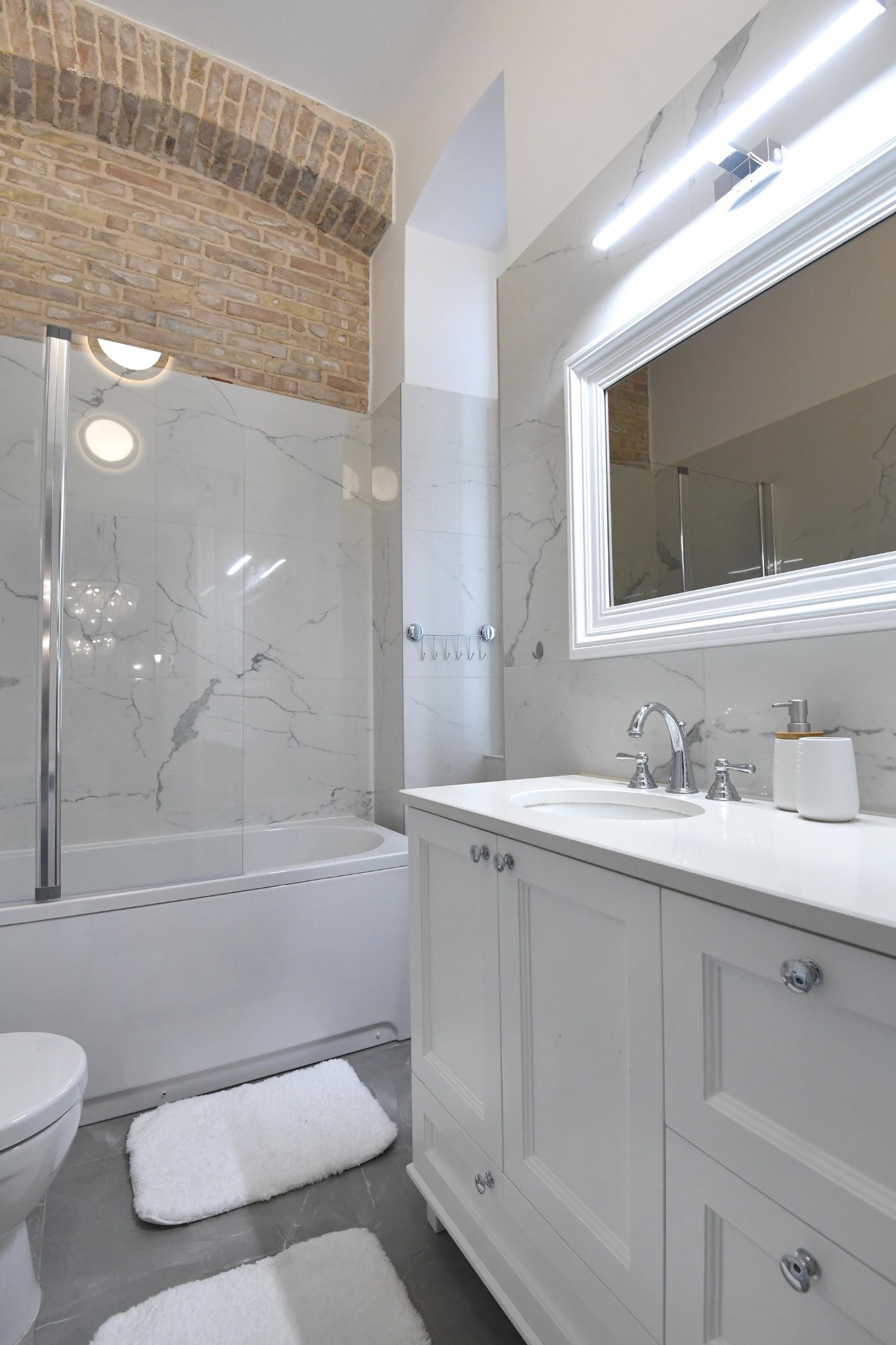 Elegant marble bathroom
